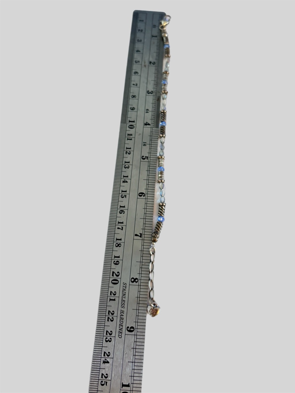 Brighton Silver-Tone Bracelet with Light Blue and Cobalt Accents Halo Light - Picture 4 of 9